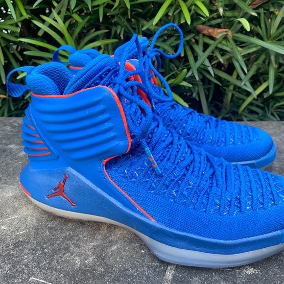 Jordan 32 blue orange Clearance
